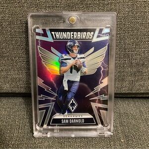 Custom 3D Floater - Sam Darnold Mosaic Thunderbirds card